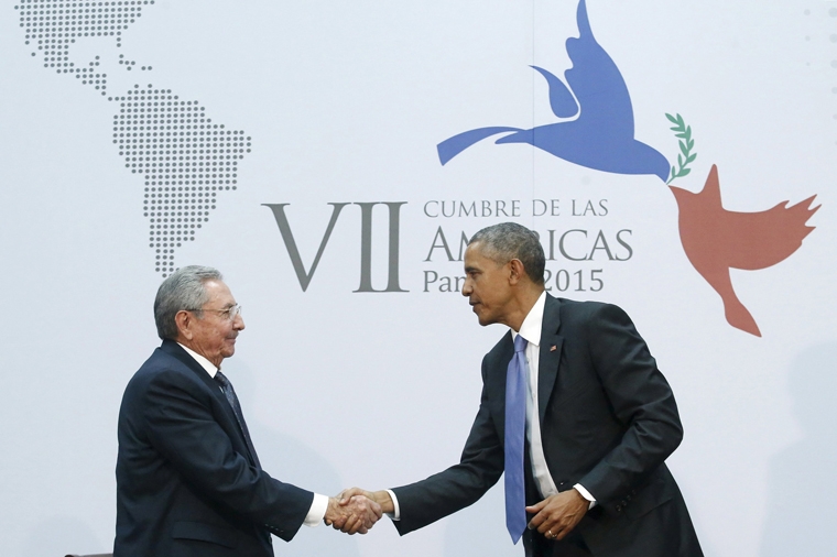 Obama and Castro take next steps to normalize  U.S.-Cuba ties 