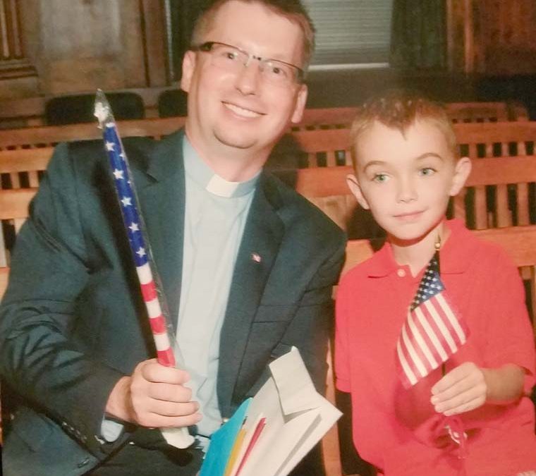 Father Arthur Krawczenko becomes a U.S. citizen