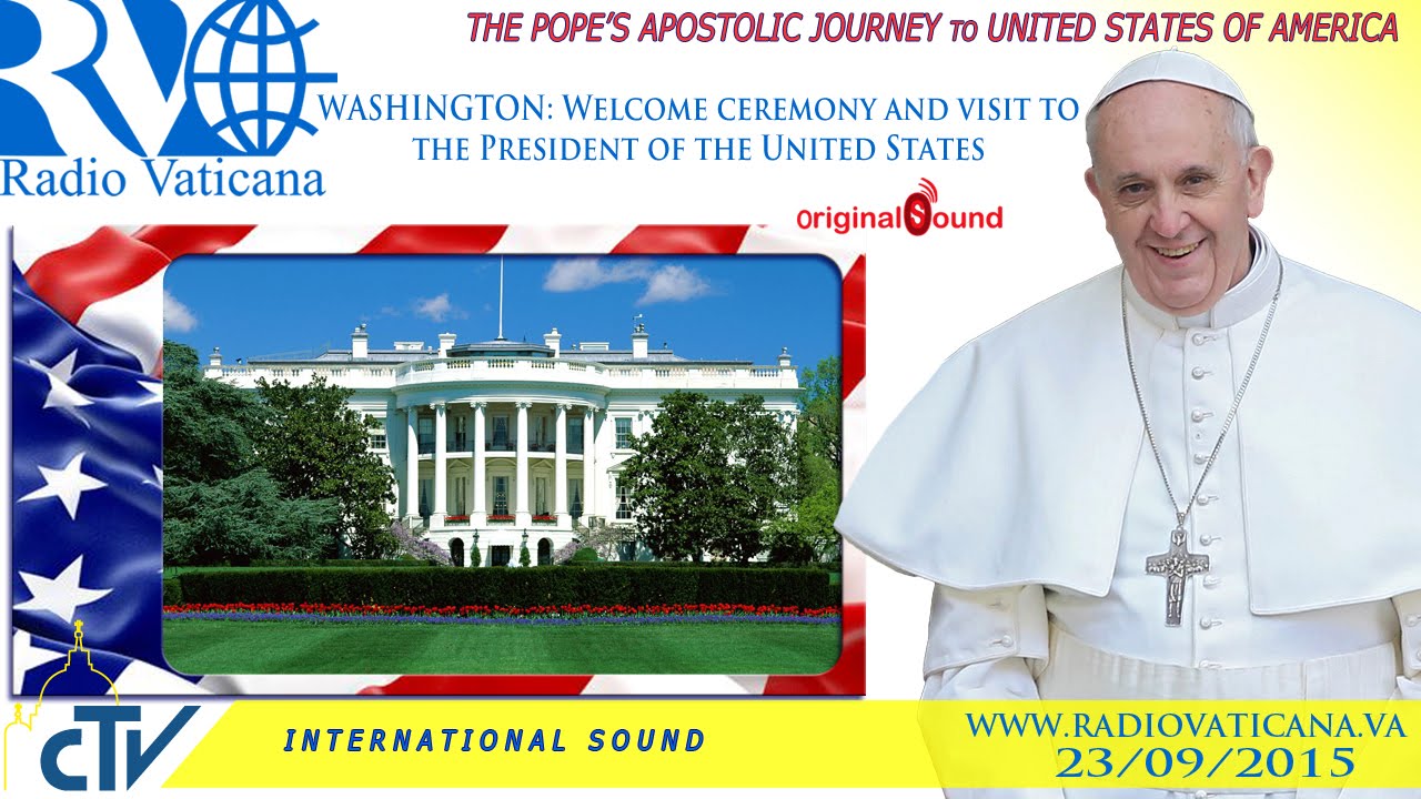 Watch live: Pope Francis is welcomed at the White House