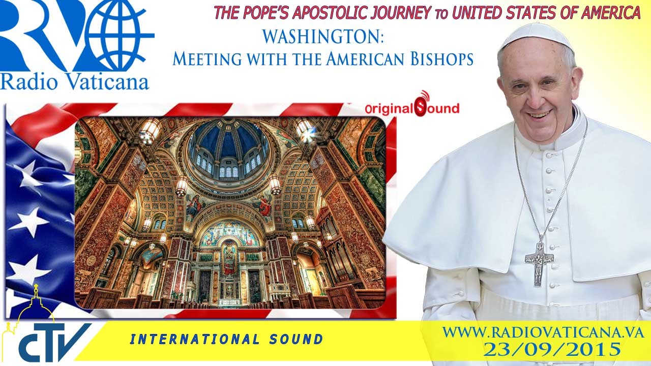 Watch live: Pope Francis prays with, offers remarks to U.S. bishops in DC