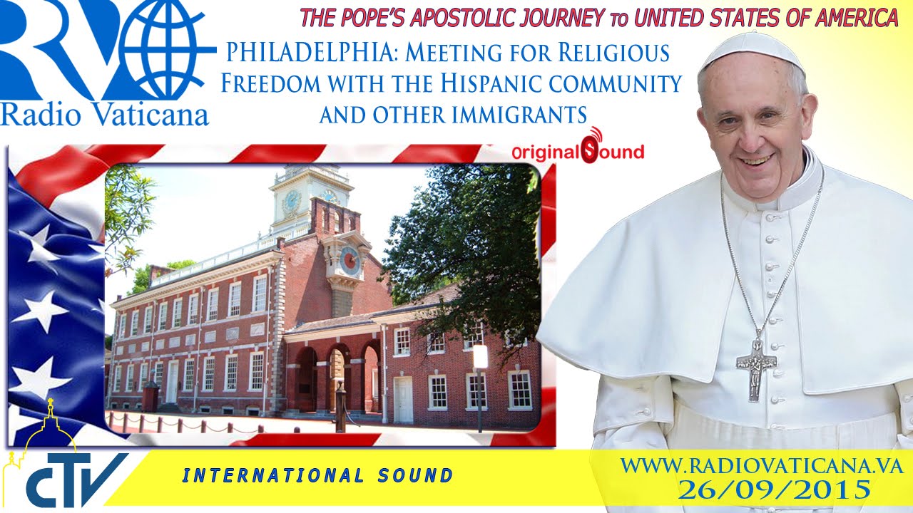 Watch live: Pope Francis visits, speaks at Independence Mall