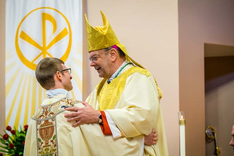 Father Matthew Lyons Ordination at the Church of the Holy Cross.