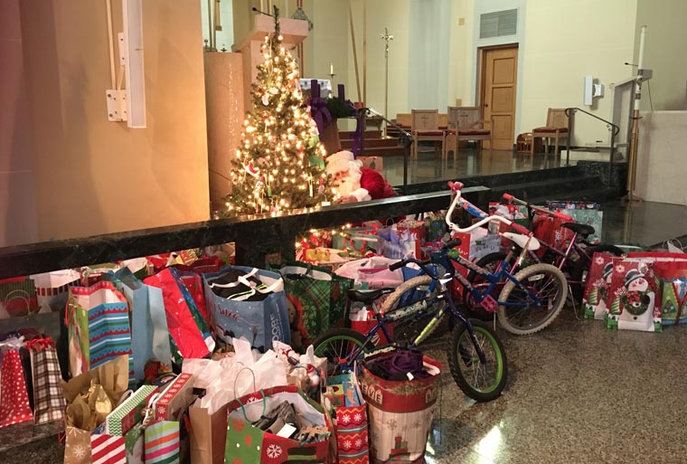 Giving Tree of St. Joseph’s Church Overflowing with Abundance of Generosity
