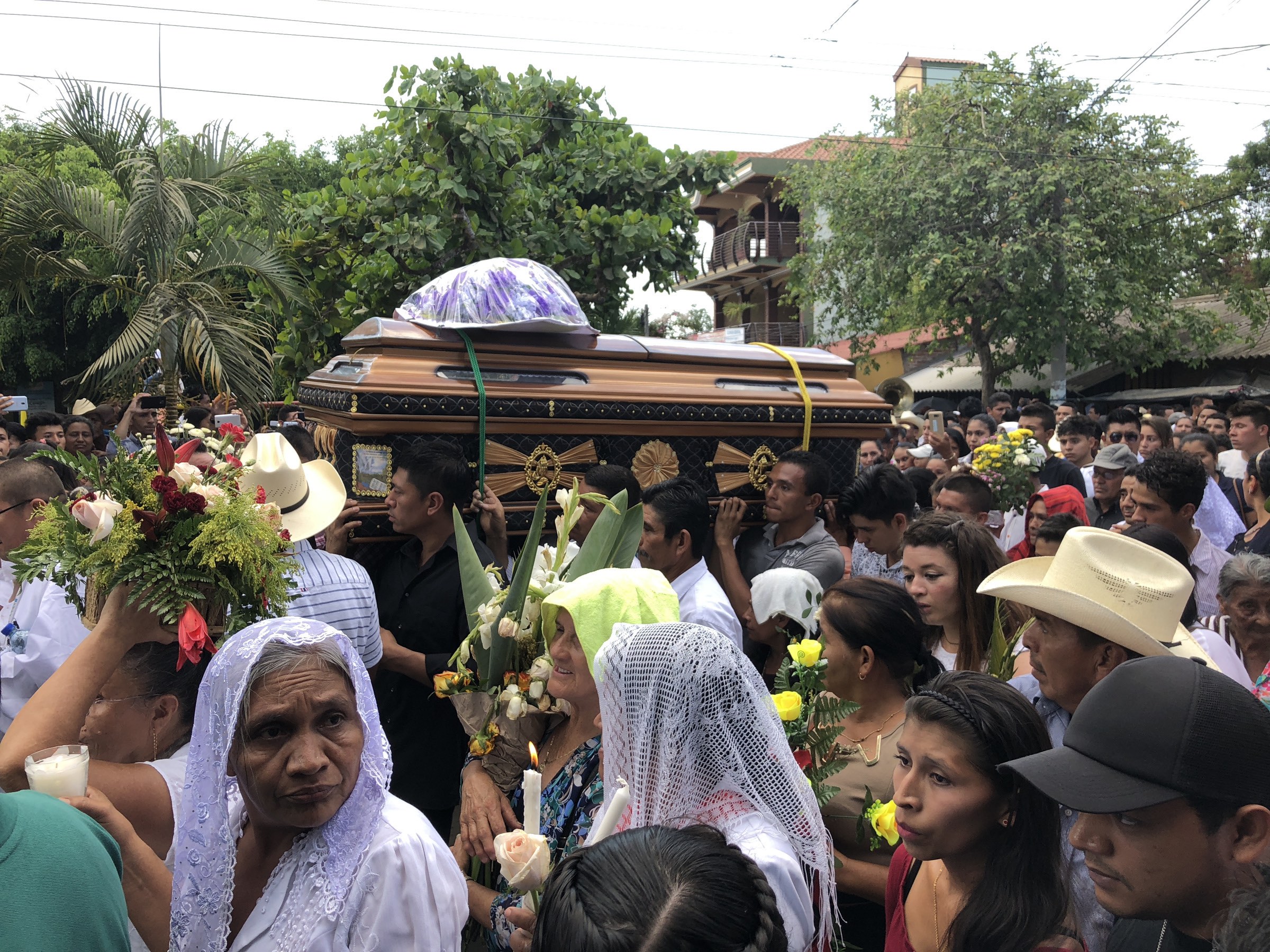 SALVADOR PRIEST MURDER FUNERAL