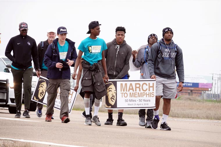 MARCH TENNESSEE REV. KING ANNIVERSARY