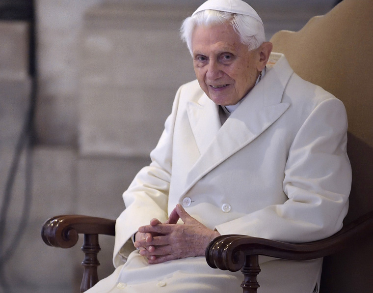 POPE BENEDICT 2015 FILE PHOTO
