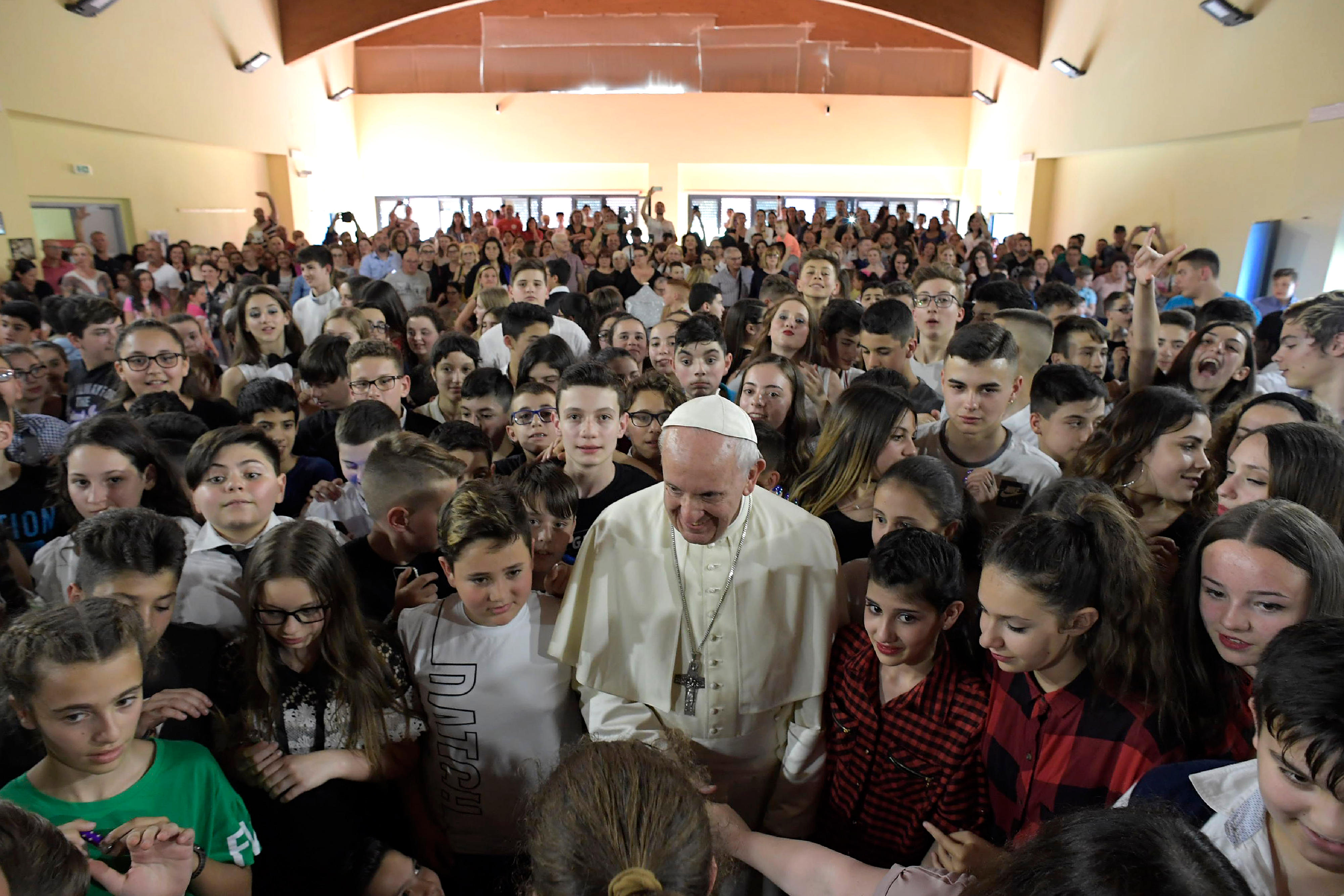 POPE MERCY FRIDAY VISIT