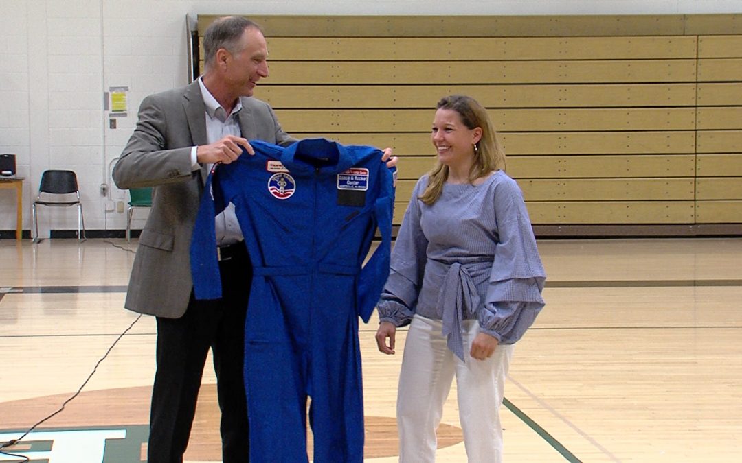 Bishop Ludden teacher suiting up for ‘space flights’: Michelle Hall wins scholarship to rocket center