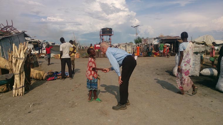 Missionary moved by scene in South Sudan