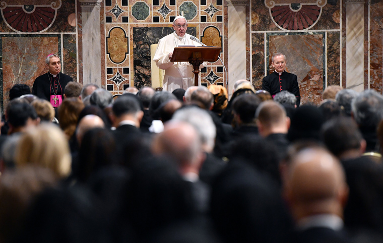 ‘Nationalistic tendencies’ threaten world peace, pope tells diplomats