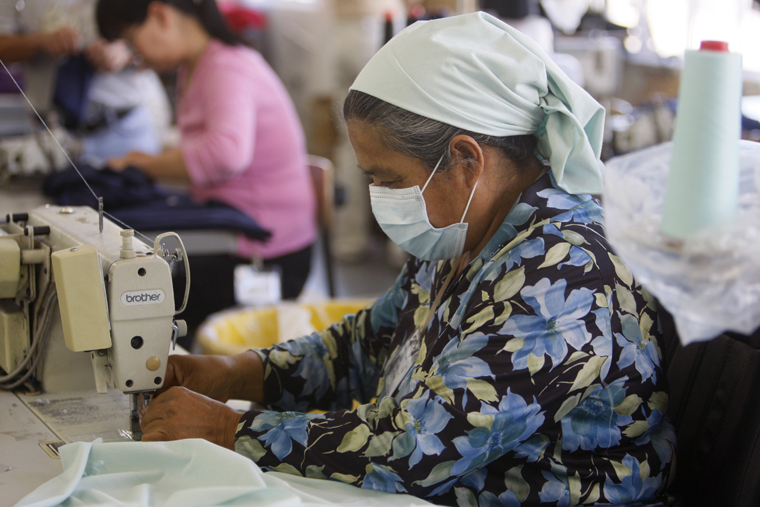 IMMIGRANT WORKER LOS ANGELES FACTORY