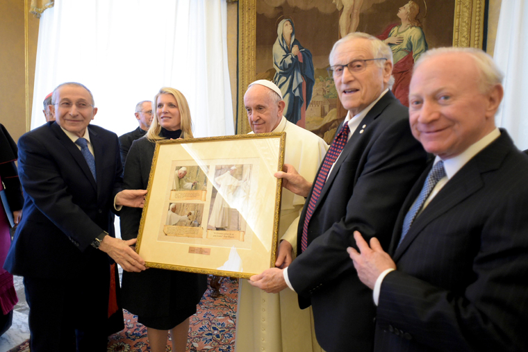 Pope decries ‘barbaric resurgence’ of anti-Semitism