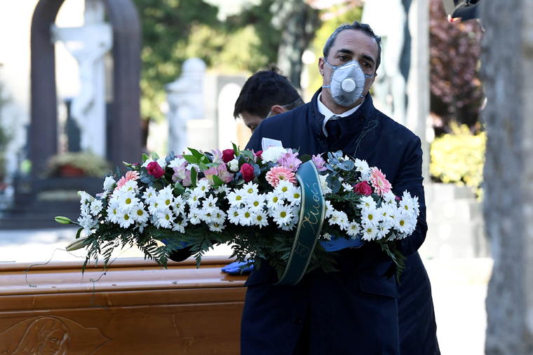 CORONAVIRUS VICTIM ITALY CEMETERY