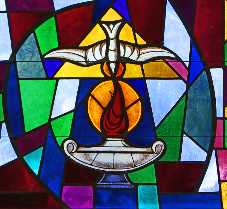 HOLY SPIRT STAINED-GLASS