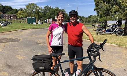 Off they go! Hardy bicyclists hit road for Brady Faith Center
