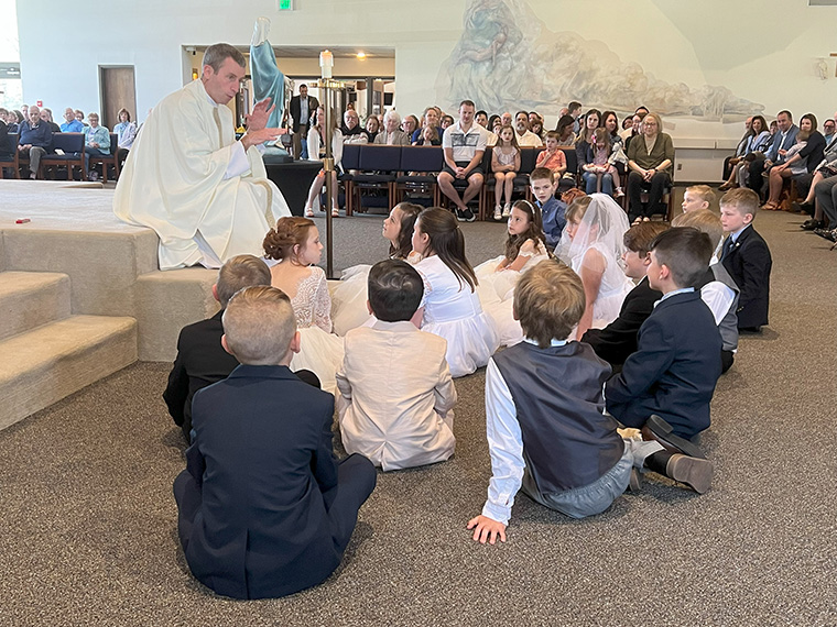 First Communion: children across the diocese have received the Body of Christ