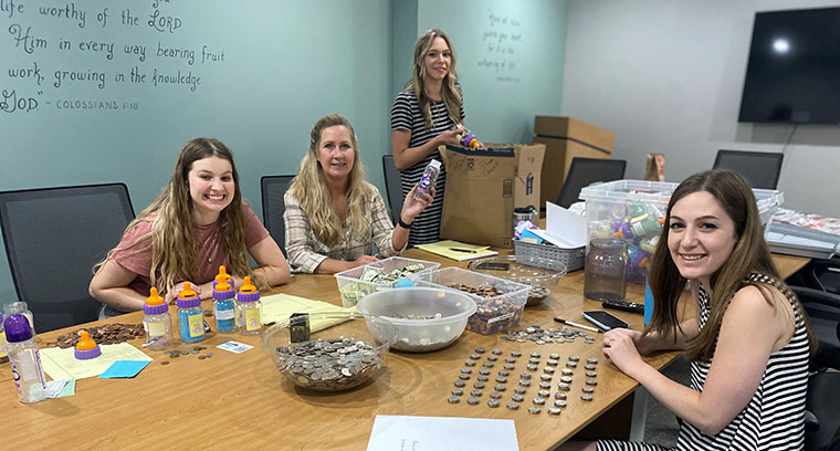 Baby bottle fundraiser