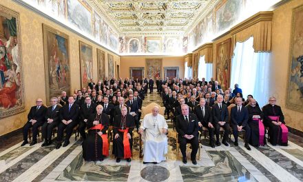 Care for the poor ‘cannot be separated’ from faith, pope tells ambassadors