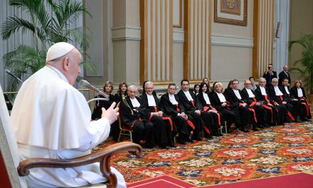 Courage needed to seek truth, levy sanctions, pope tells Vatican judges