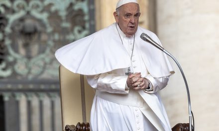 Take evil seriously, pope says at general audience