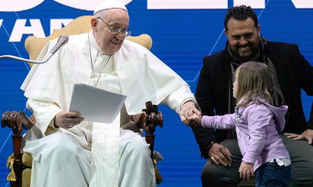 World’s ills rooted in too much greed, not too many babies, pope says