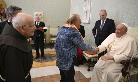 God’s love also comes through people being kind to each other, pope says