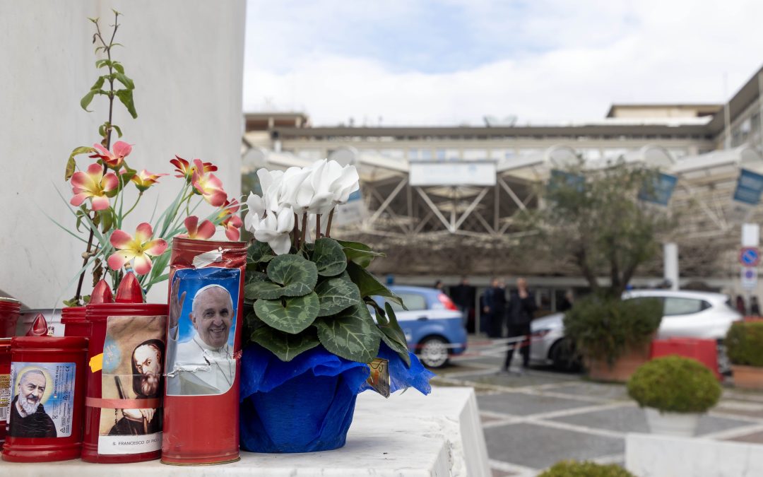 Pope’s condition shows ‘further slight improvement’