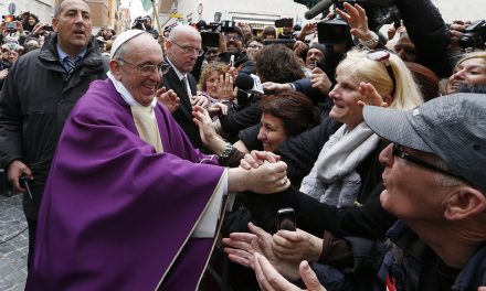 In the hospital, pope celebrates anniversary of election with cake