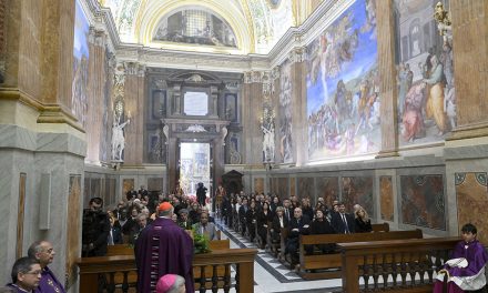 Vatican ambassadors gather for Mass to pray for pope’s health
