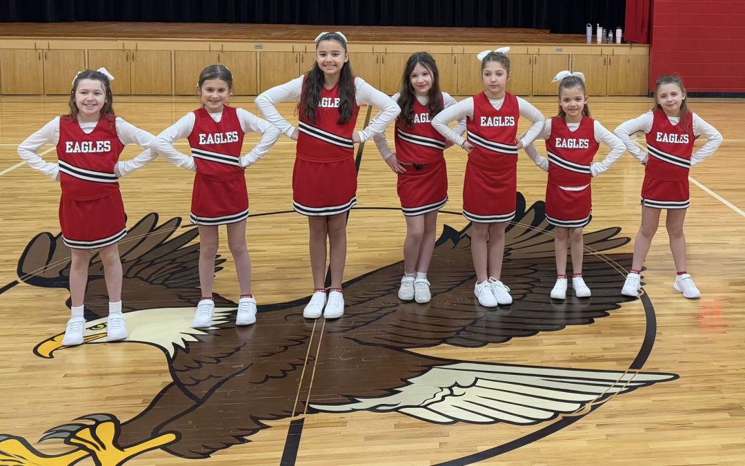 Two, four, six, eight — two cheerleading squads celebrate!