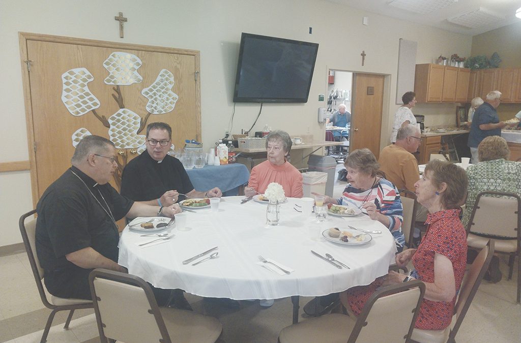 St. John parishioners in Camden welcome visit by Bishop Lucia