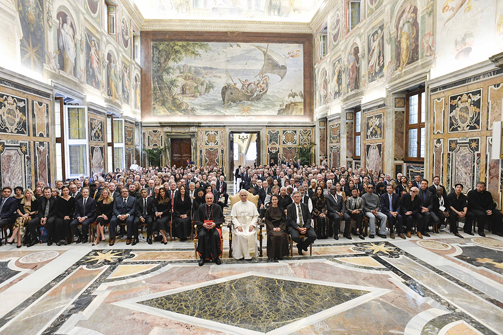 POPE LEO XIV MEETS CONFERENCE ON HUMAN FRATERNITY