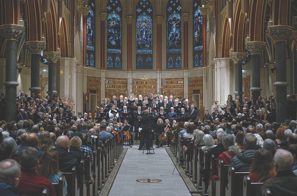 Ever-growing volunteer choir sings praise for the Lord