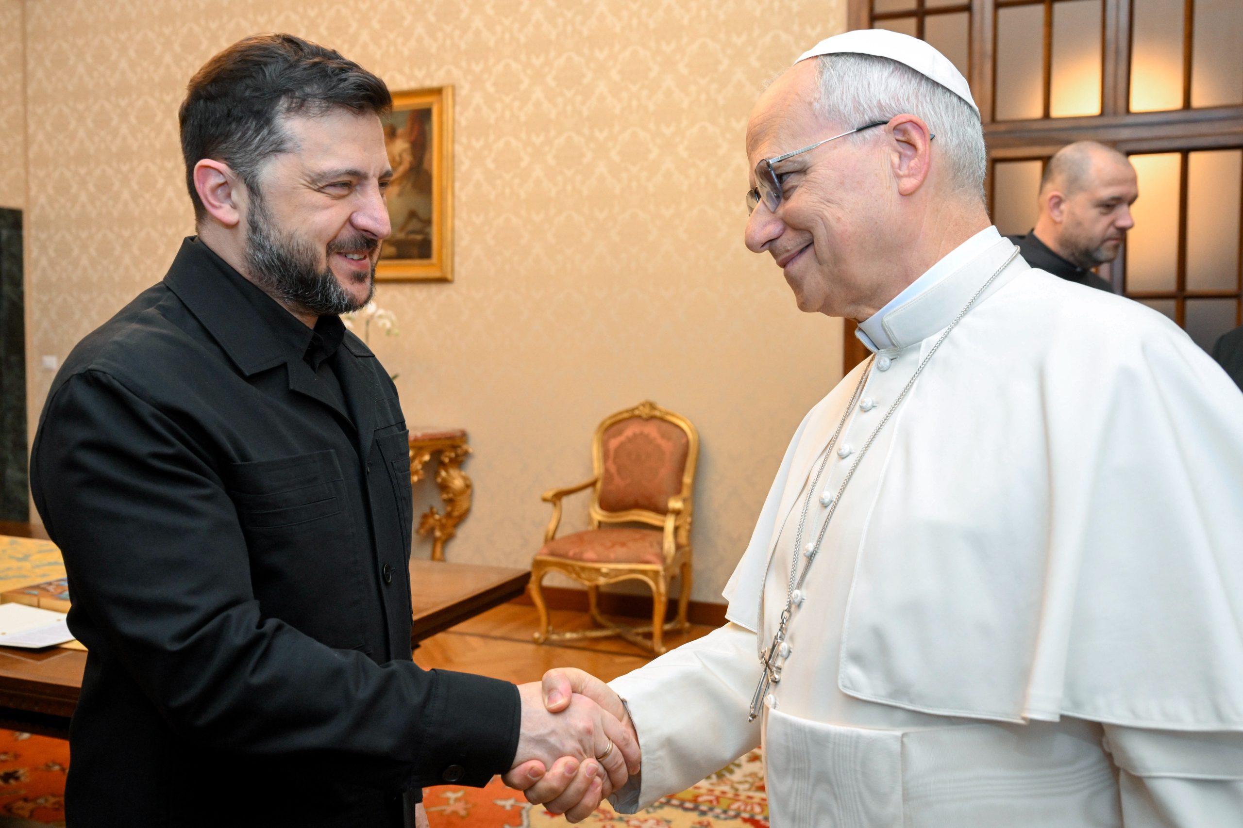 POPE LEO XIV MEETS UKRANIAN PRESIDENT ZELENSKY