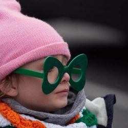 There were many ways of looking at Syracuse’s St. Patrick’s Parade. (Sun photo | Chuck Wainwright)
