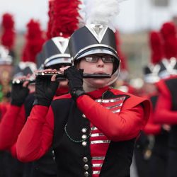 Colorful bands dotted the parade route in Syracuse. (Sun photo | Chuck Wainwright)